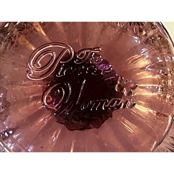 The Pioneer Woman Adeline Purple Dessert Glass Ice cream up. Replacement - Picture 4 of 7
